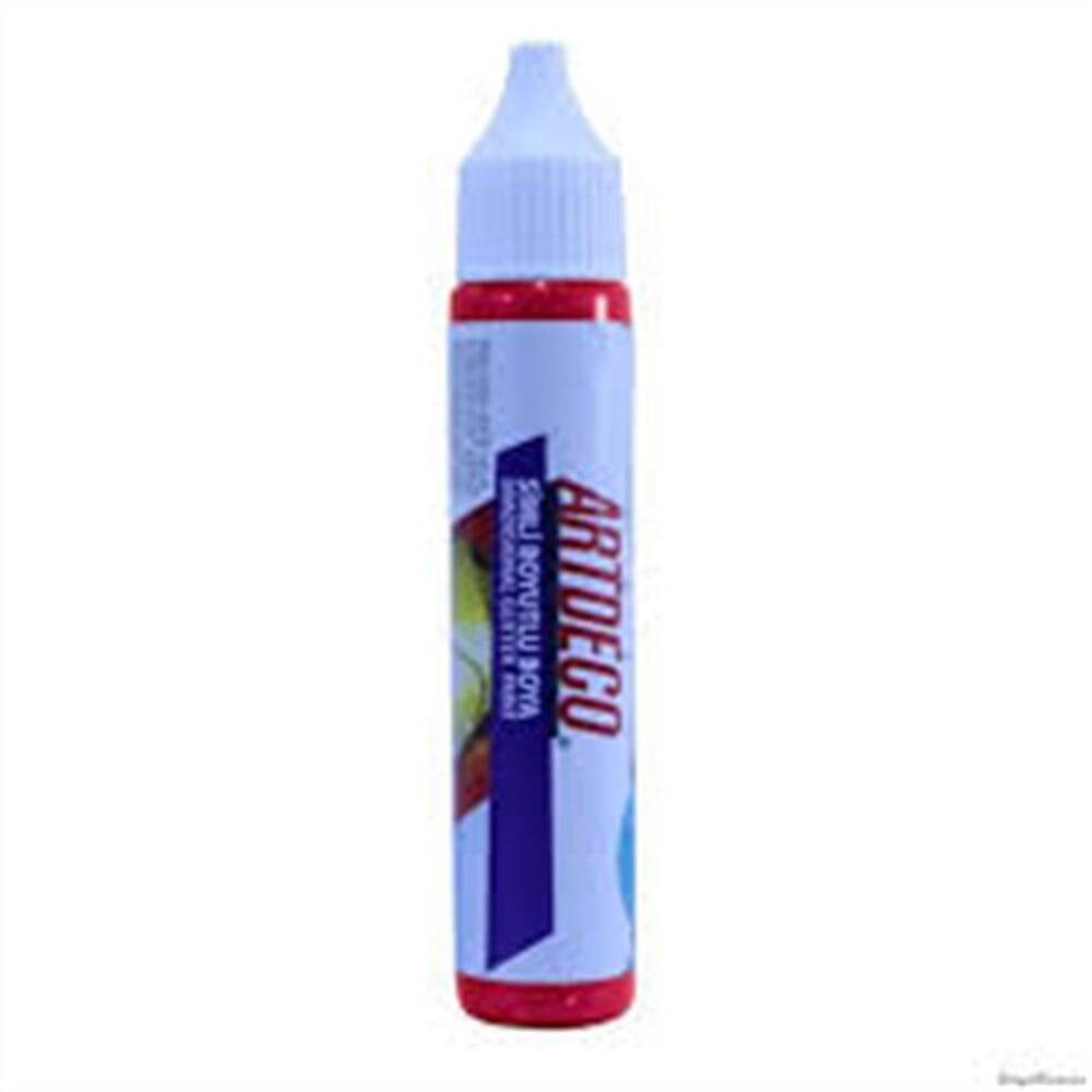 Artdeco Simli Boyutlu Boya 30 ml Kırmızı