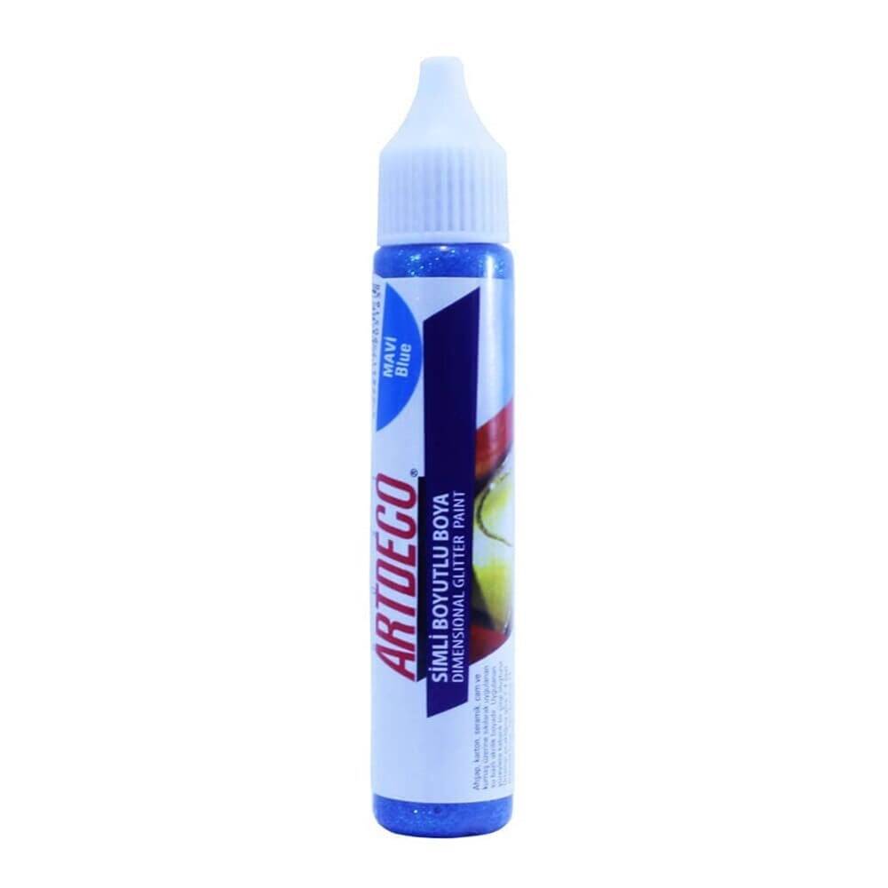 Artdeco Simli Boyutlu Boya 30 ml Mavi