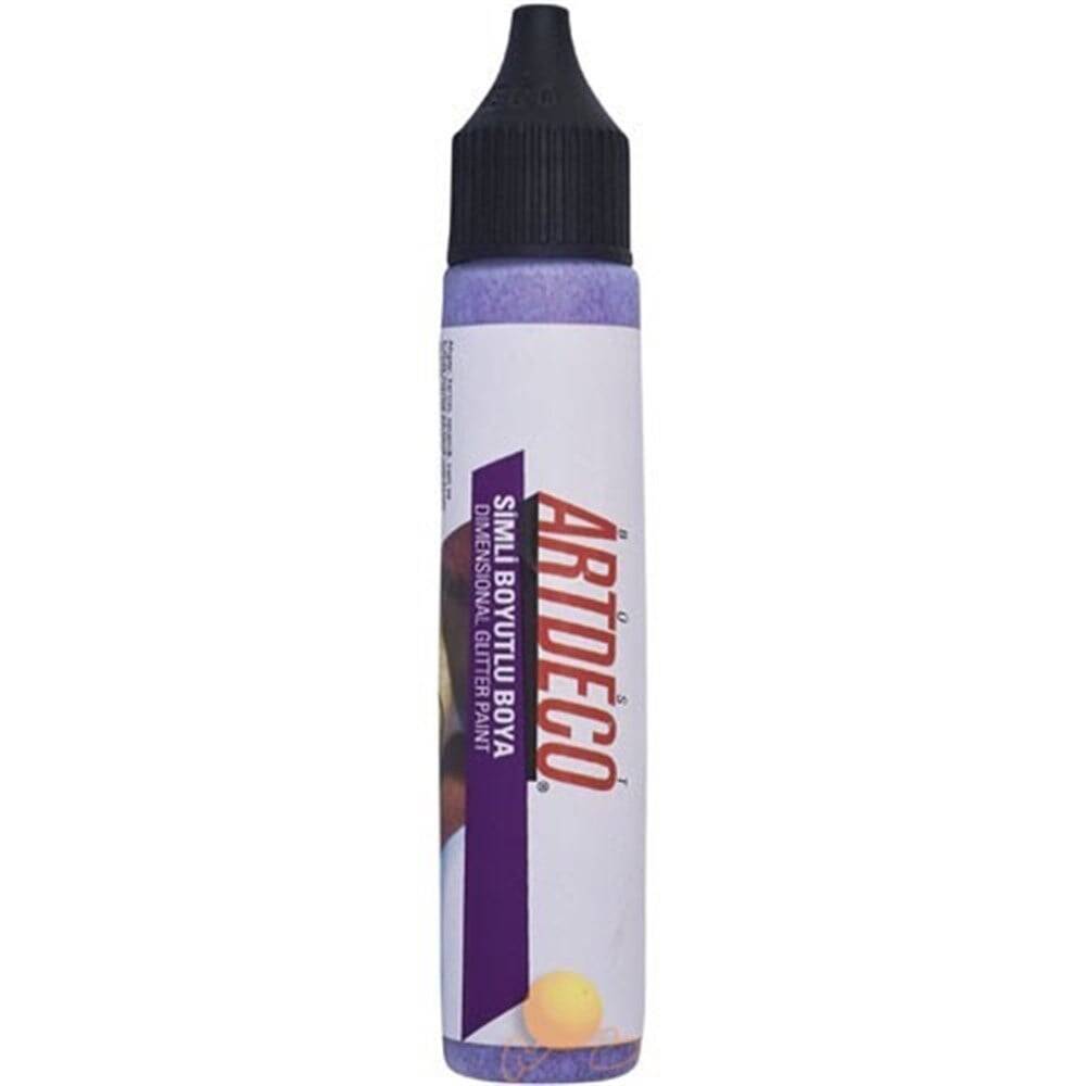 Artdeco Simli Boyutlu Boya 30 ml Mor