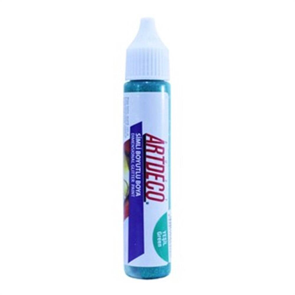 Artdeco Simli Boyutlu Boya 30 ml Yeşil