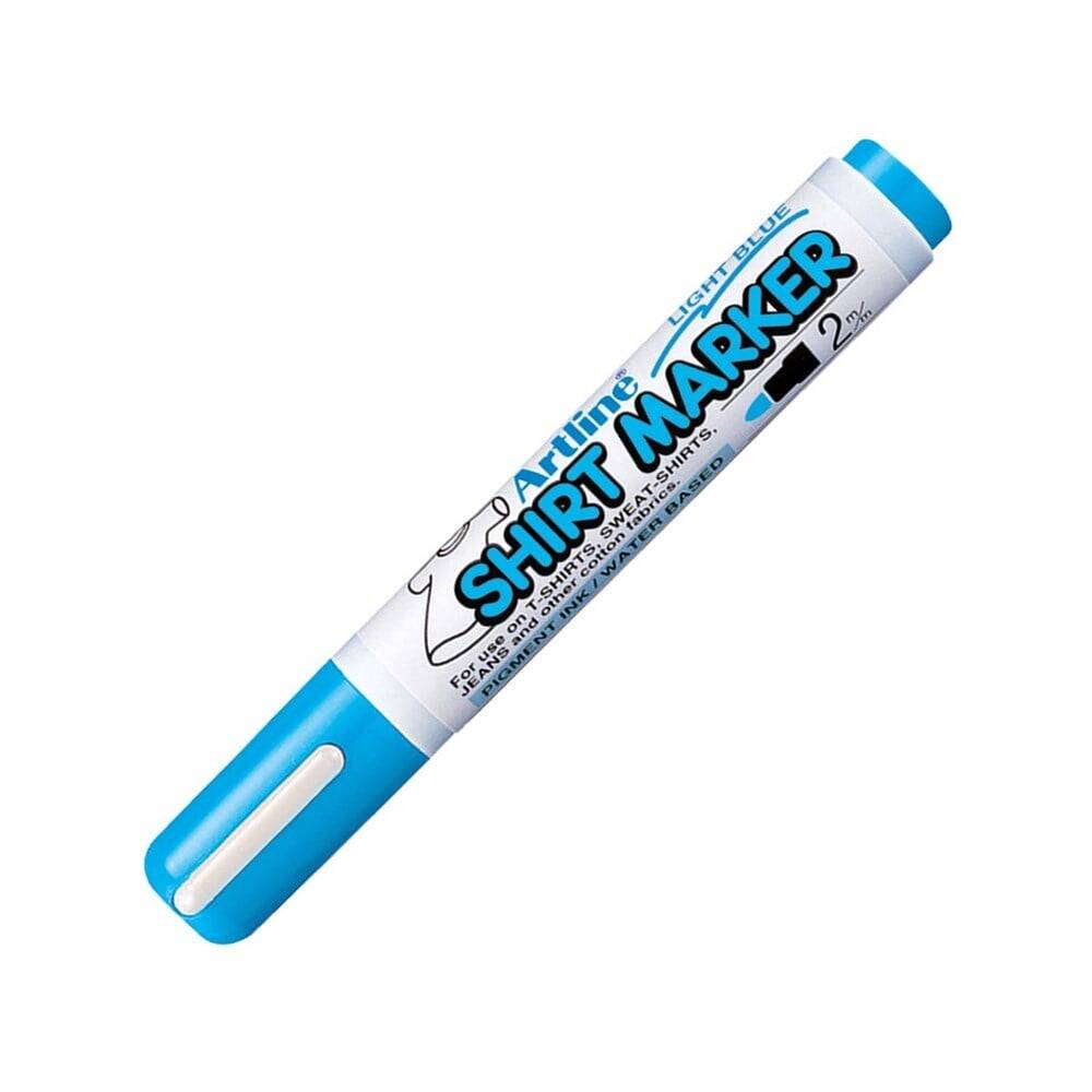 Artline 2 Shirt Marker Tişört Tekstil Kalemi Açık Mavi