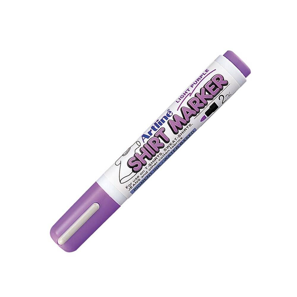 Artline 2 Shirt Marker Tişört Tekstil Kalemi Açık Mor
