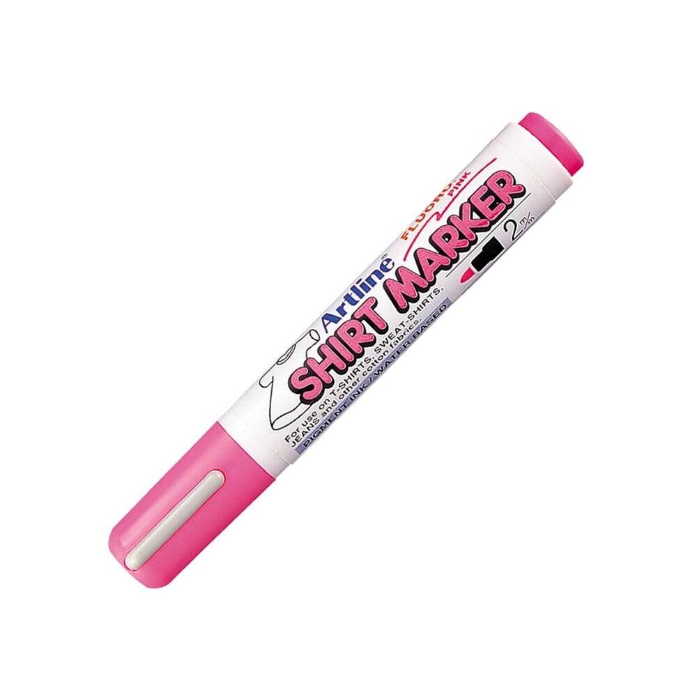 Artline 2 Shirt Marker Tişört Tekstil Kalemi Fosforlu Pembe