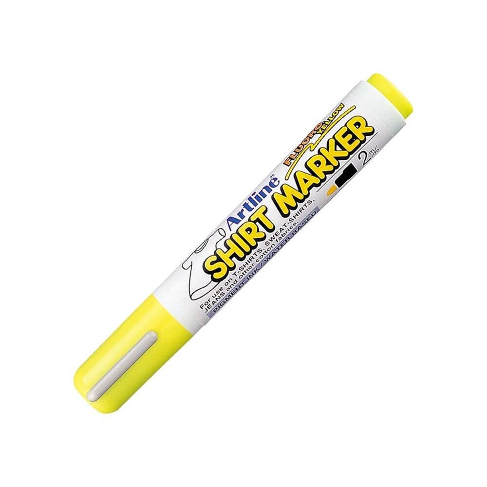 Artline 2 Shirt Marker Tişört Tekstil Kalemi Fosforlu Sarı