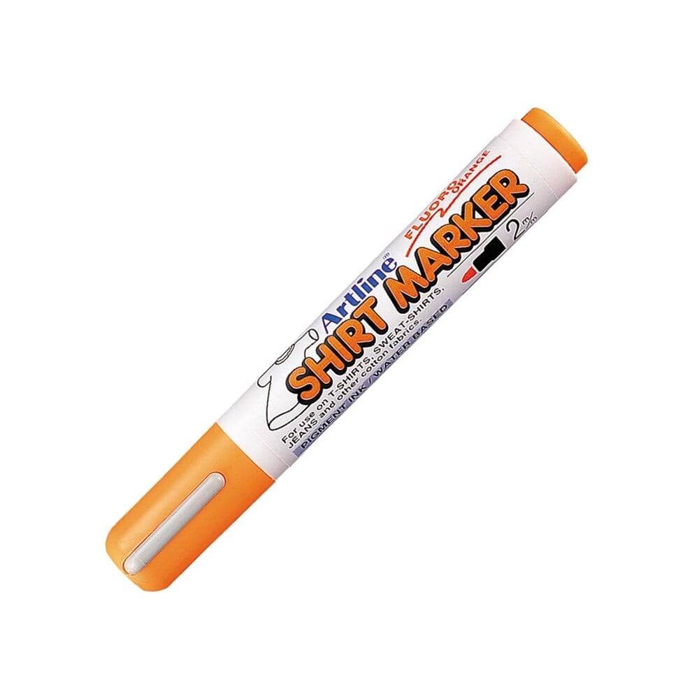 Artline 2 Shirt Marker Tişört Tekstil Kalemi Fosforlu Turuncu