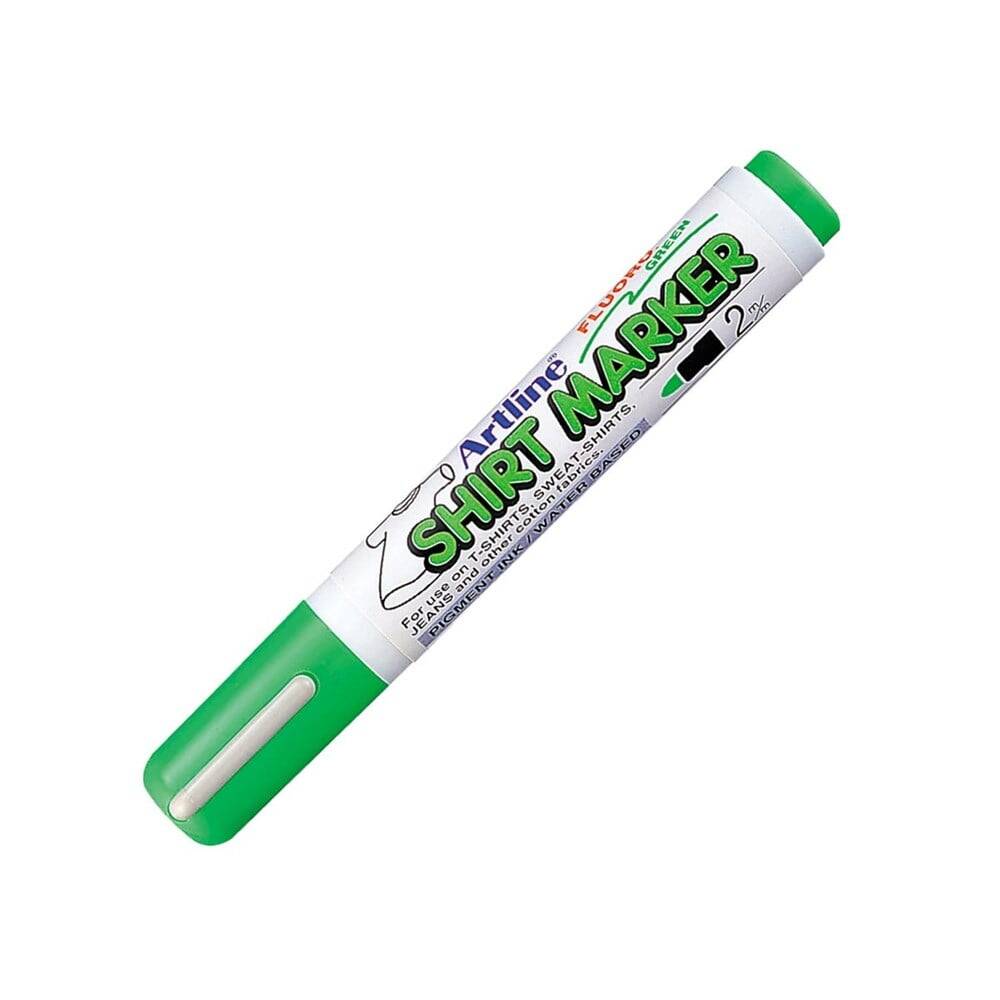 Artline 2 Shirt Marker Tişört Tekstil Kalemi Fosforlu Yeşil