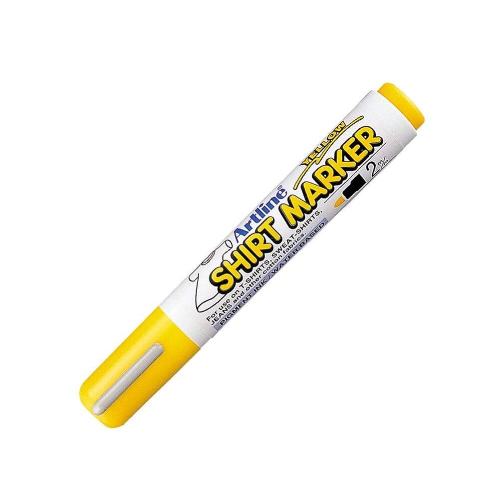 Artline 2 Shirt Marker Tişört Tekstil Kalemi Sarı