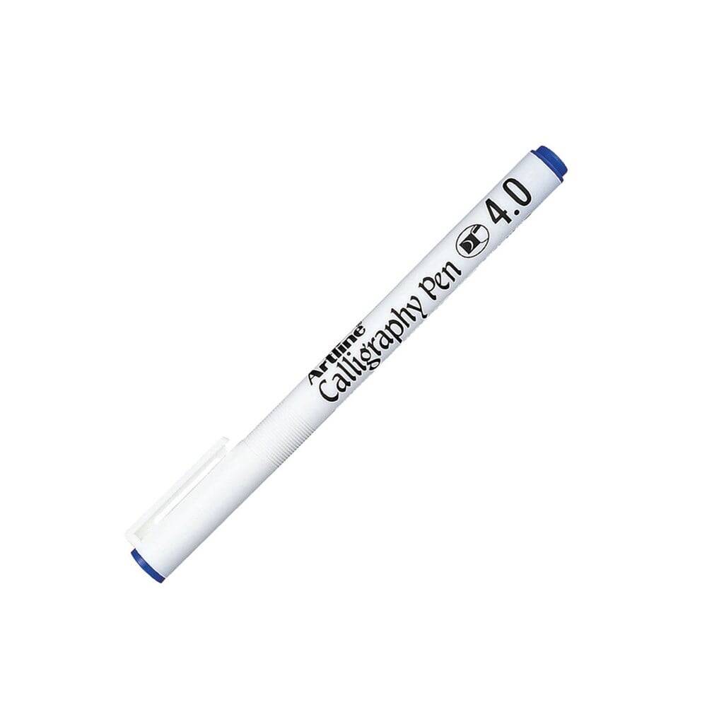 Artline Calligraphy Pen Kaligrafi Kalemi 4 mm Mavi