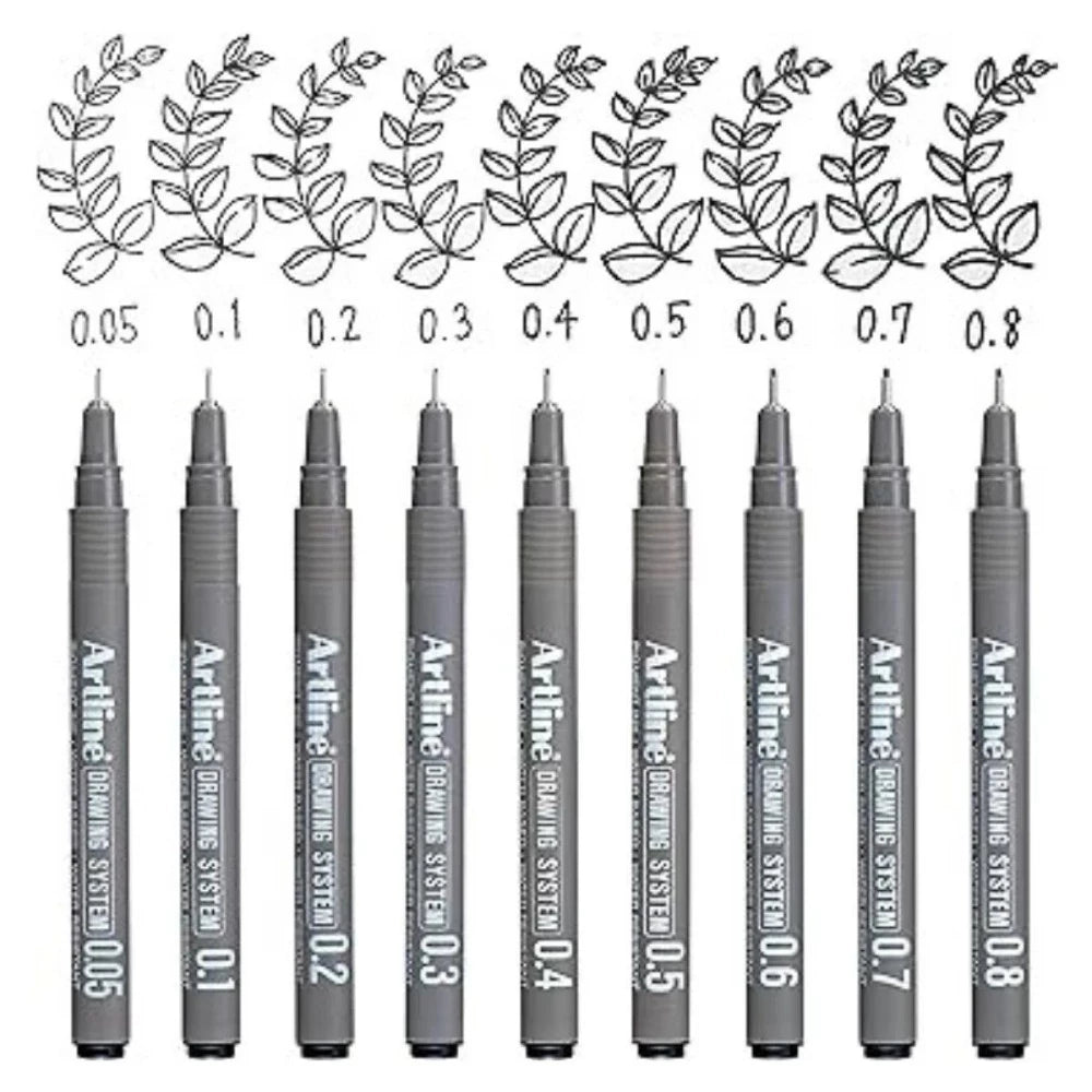 Artline Çizim Kalemi 0.5 mm Gri