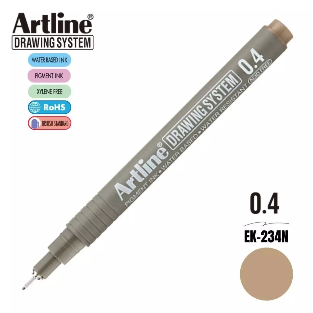 Artline Technical Drawing Pencil 0.4 mm Pale Brown