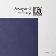 Awagami Japanese Paper Shin Inbe Thick Ultramarine 105 Gsm 109.1X78.8 Cm
