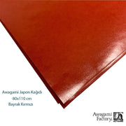 Awagami Aharlı Japon Kağıdı 80x110 cm Bayrak Kırmızı 65 gr