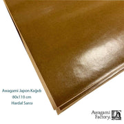 Awagami Ahar Japanese Paper 80x110 cm Mustard Yellow 65 gr