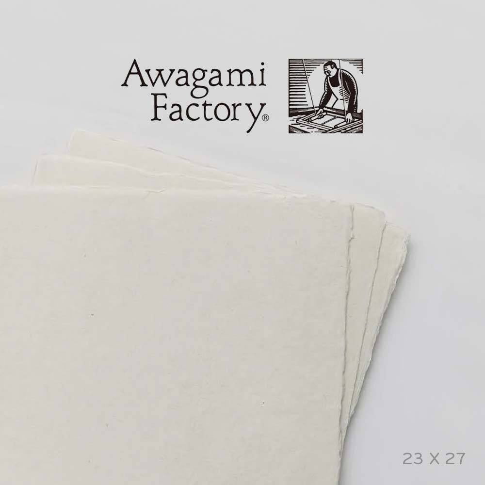 Awagami Art Card White (Sekishu) Japon Washi Kağıdı – 3 Adet 23x27 cm
