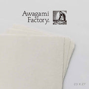 Awagami Art Card White (Sekishu) Japon Washi Kağıdı – 3 Adet 23x27 cm
