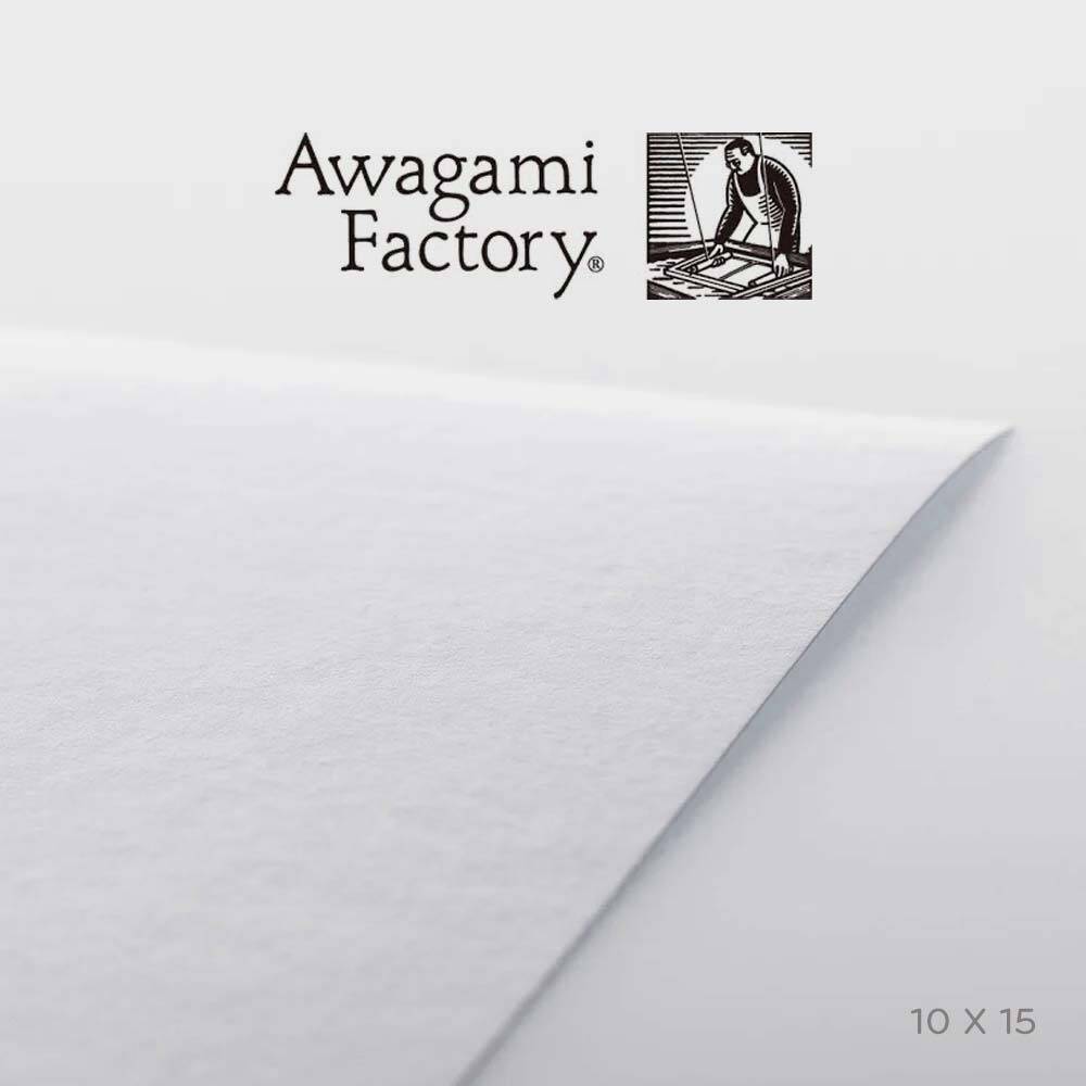 Awagami Art Pads Hakuho Watercolor 10x15 cm