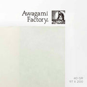Awagami Factory Shiramine Natural Thin 70 G/M2 97X200 Cm