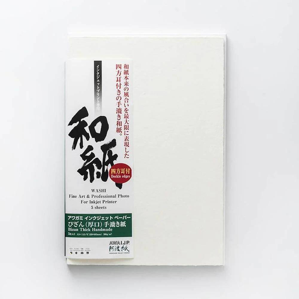 Awagami Japanese Paper Bizan Natural Thick A3+ IJ-3237
