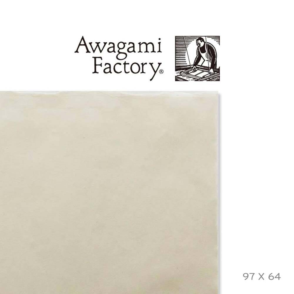 Awagami Japon Kağıdı Gampi W/Clay Hm-34 41 Gr/M2 97X64 Cm