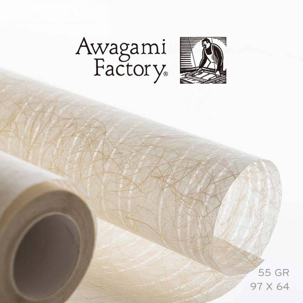Awagami Japon Kağıdı Kinwashi W-15 55 gr 97x64 cm