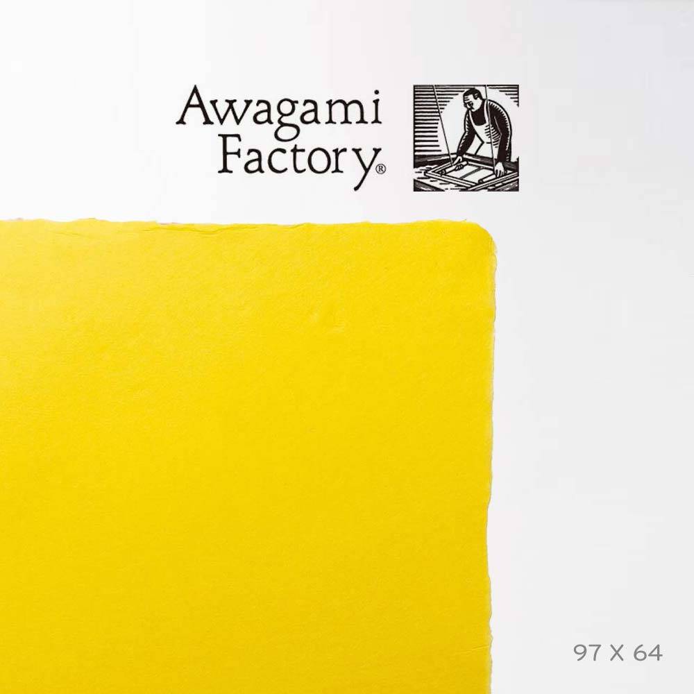 Awagami Japon Kağıdı Mingeishi M-03 Yellow Gr/M2 97X64 Cm