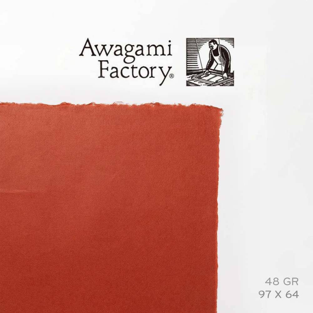 Awagami Japon Kağıdı Mingeishi M-16 Clay 48 gr 97x64 cm