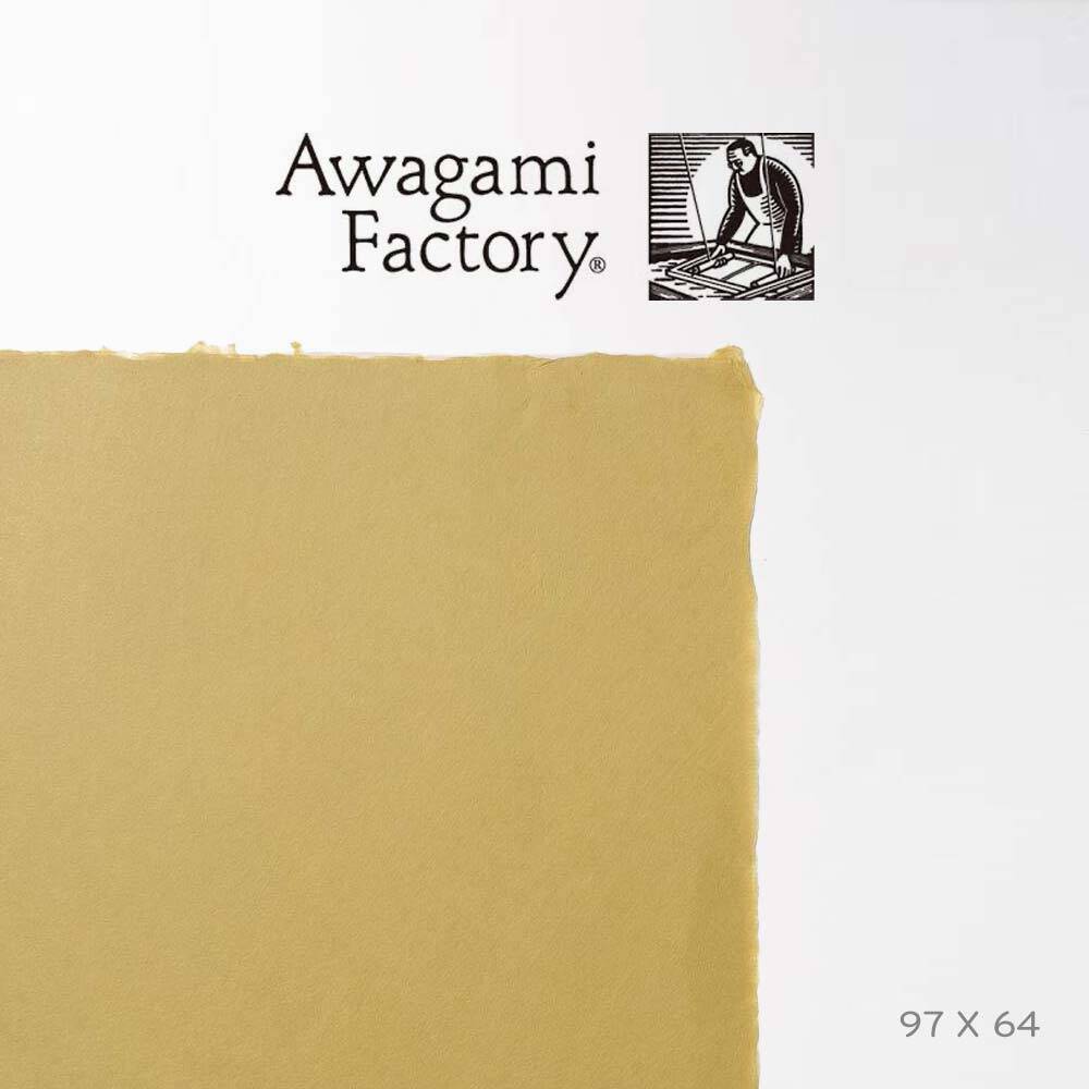 Awagami Japon Kağıdı Mingeishi M-41 Beige 48 Gr/M2 97X64 Cm