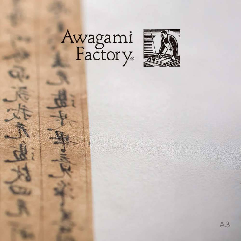 Awagami Japon Kağıdı Murakumo Kozo White A3+ IJ-1407
