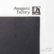 Awagami Japanese Paper Shin Inbe Thin Eggplant 65 Gsm 109.1X78.8 Cm
