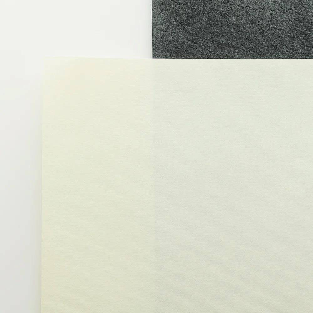Awagami Japanese Paper Shin Inbe Thin Pearl White 65 gsm 109.1x78.8 cm