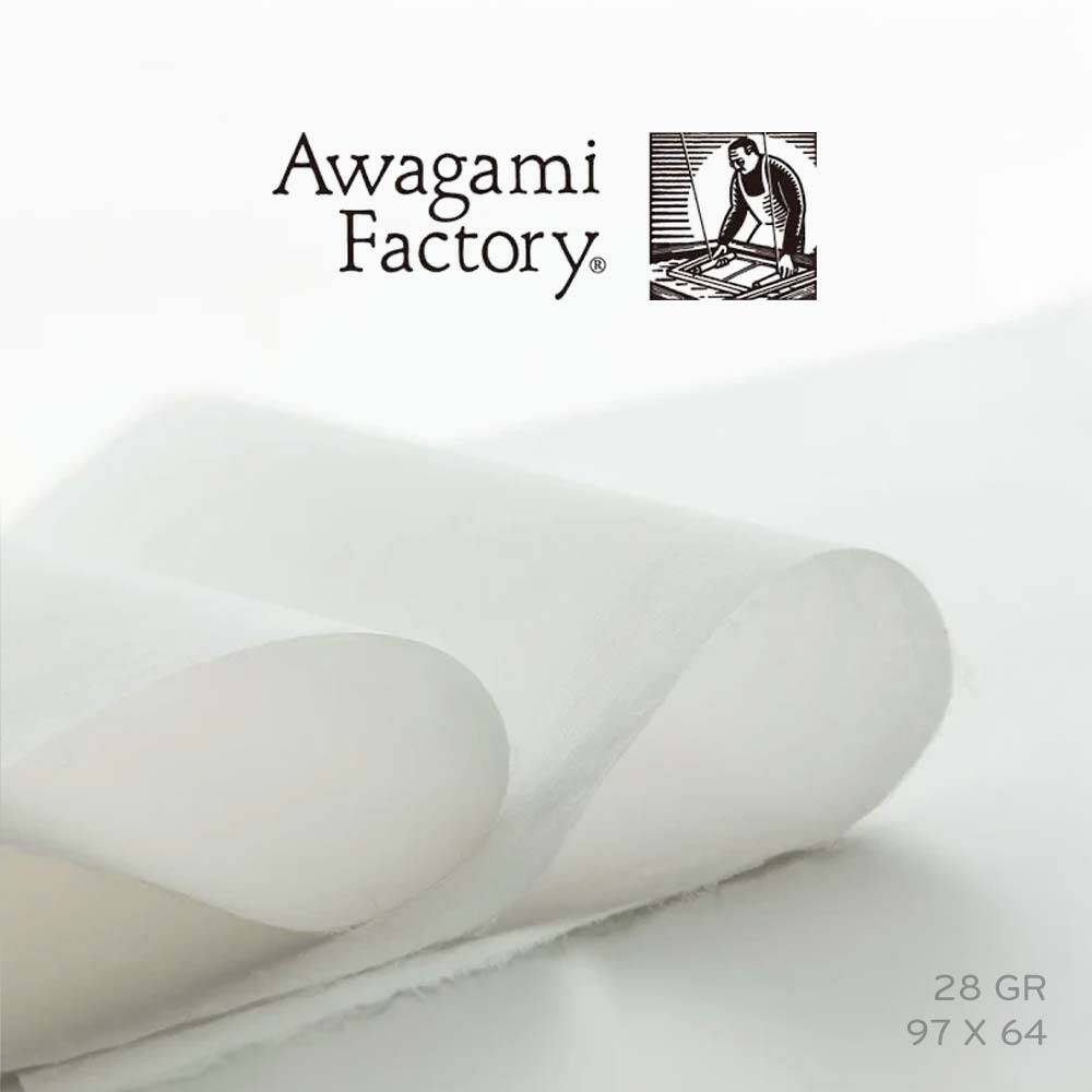 Awagami Japon Kağıdı Shunsetsu SH-2 White 28 gr 97x64 cm