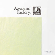 Awagami Japon Kağıdı Unryu No-11 Light Yellow 25 gr 93x64 cm