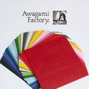 Awagami Mingeishi Washi Kağıdı Origami Set – 35 Renk × 2 Adet (150 × 150 mm)