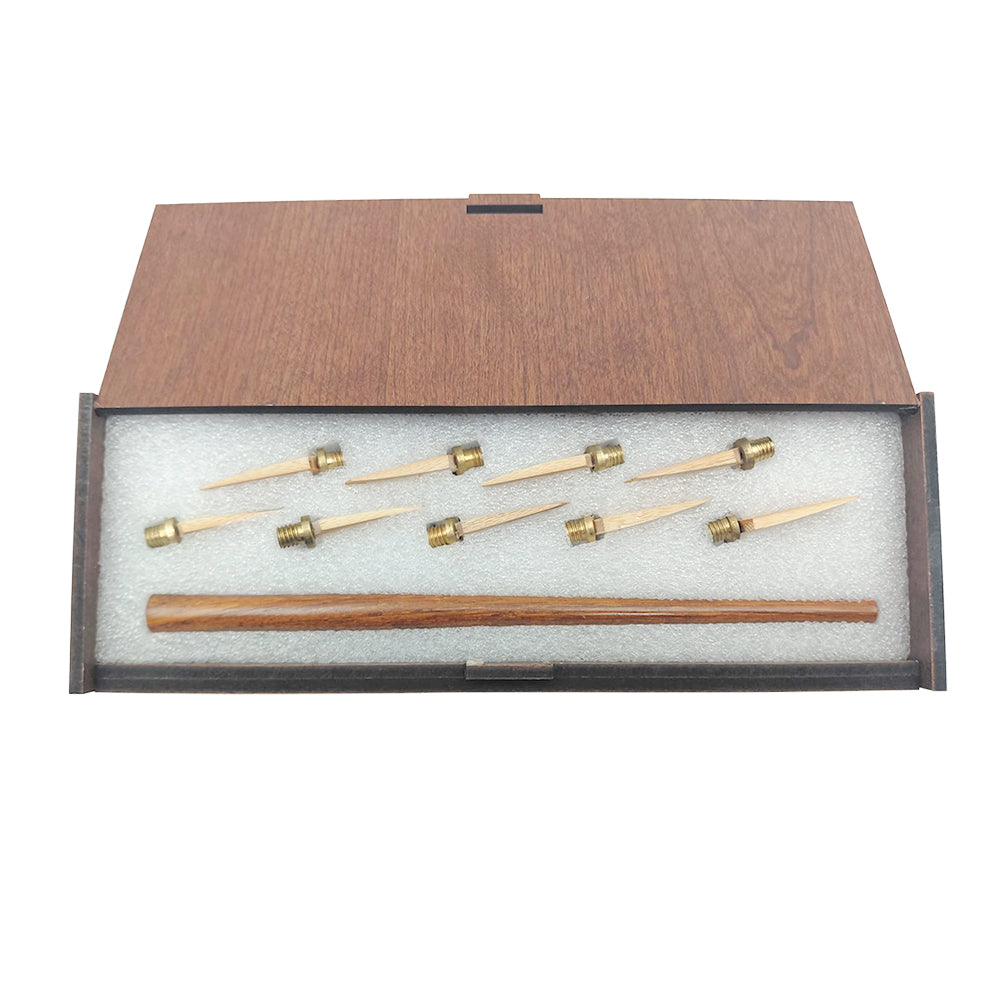 Karin Bambu Hat Kalem Seti - Bambu Ağacı 2 mm-10 mm + 1 Sap Vidalı Sistem