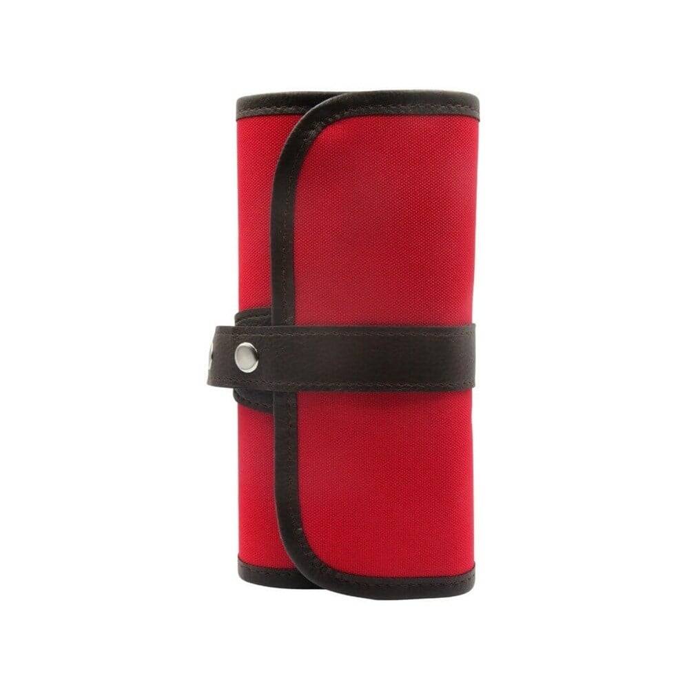 Bback Cloth Roll Pencil Holder with 48 Compartments Red 704