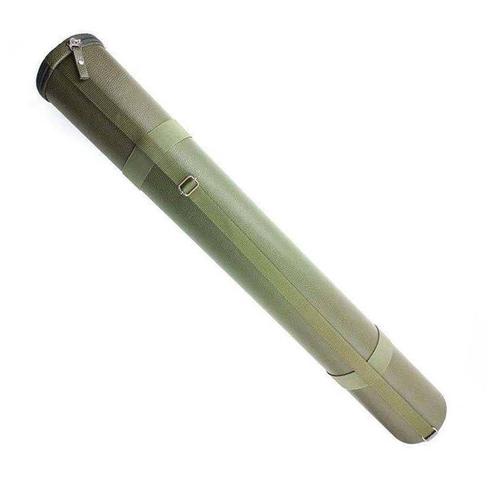 Bback Dark Green Artificial Leather Project Tube Length: 75 cm Diameter: 10 cm