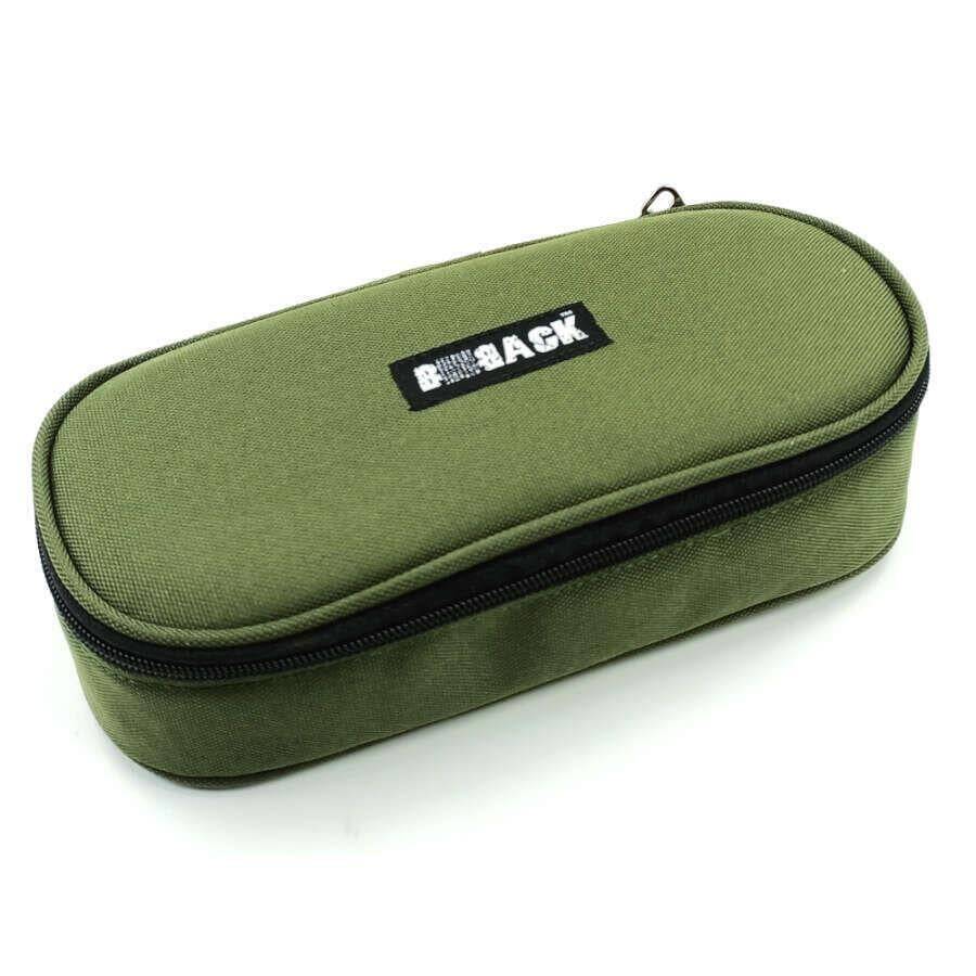 Bback Fabric Oval Pencil Case Khaki Green Code: 319