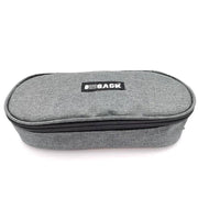 Bback Fabric Oval Pencil Case Dark Gray Code: 311