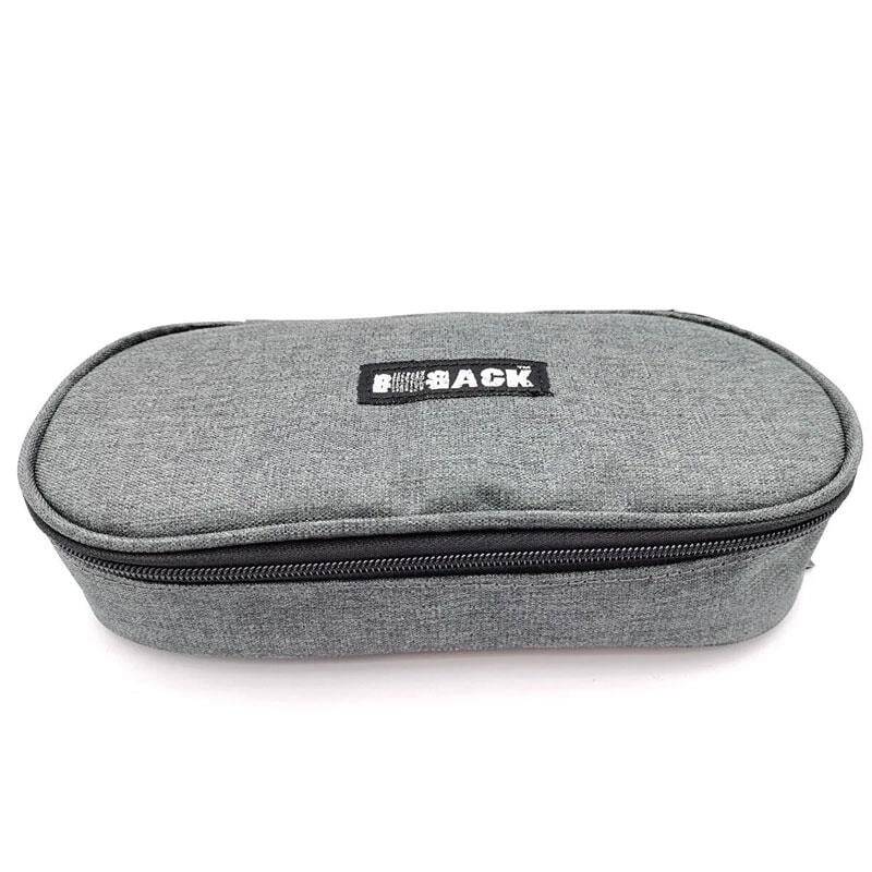 Bback Fabric Oval Pencil Case Dark Gray Code: 311