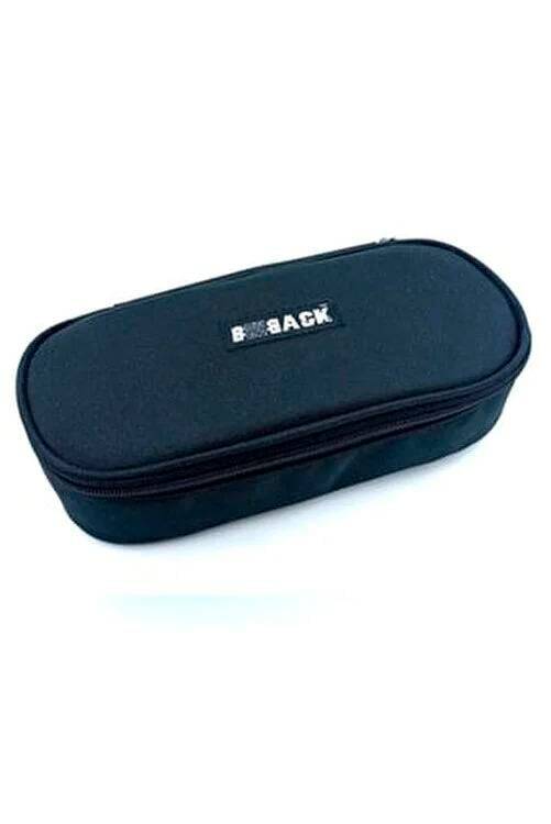 Bback Fabric Oval Pencil Case Black Code: 313