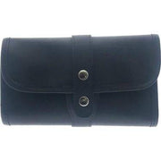 Bback Imitation Leather Roll Pen Holder with 36 Compartments Navy Blue 307