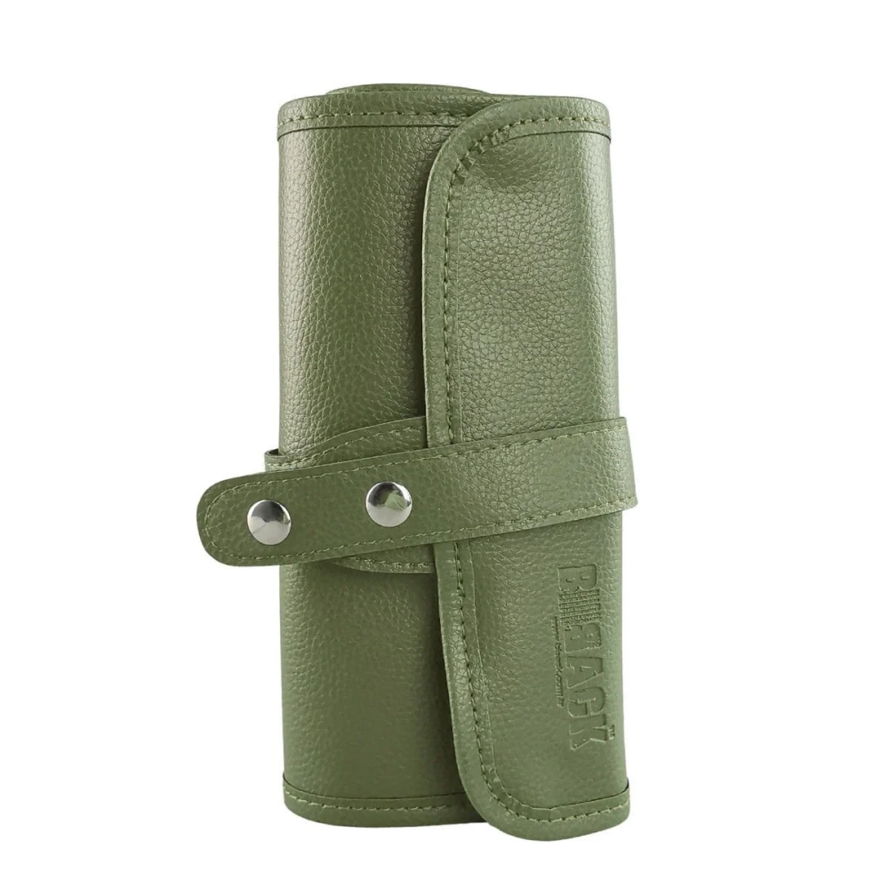 Bback Imitation Leather Roll Pencil Case with 36 Compartments Mind 607
