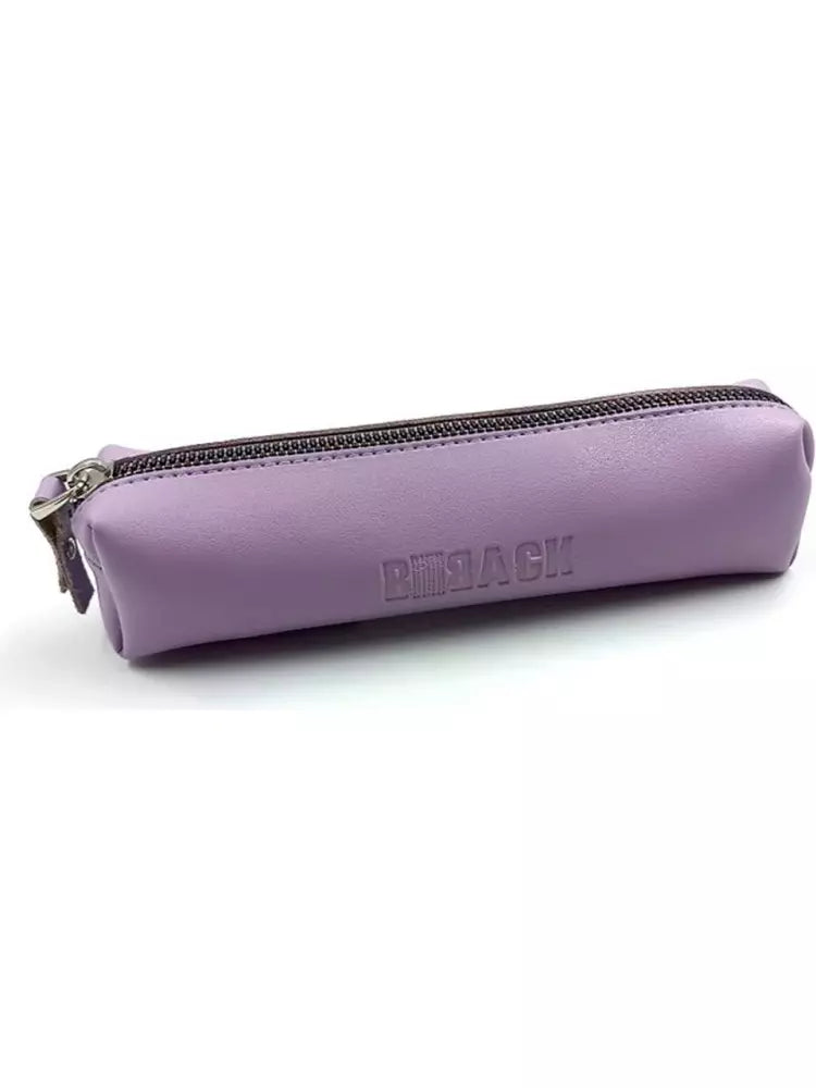 Bback Imitation Leather Long Pencil Case Lilac Code: 411