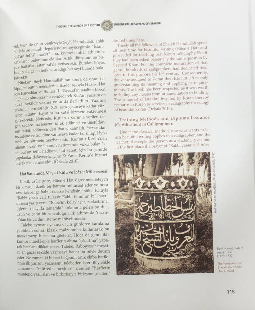 Famous Calligraphers of Istanbul in the Mirror of a Photograph (BOOK)