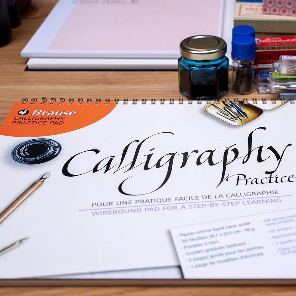 Brause Calligrahy Practice Pad 85 gr 42x31,8 cm 50 Yaprak