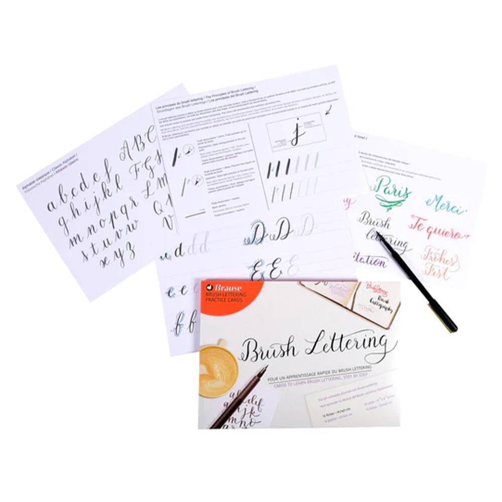 Brause Lettering Practice Cards 29.7x21 cm 15-pack