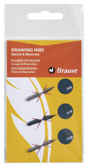 Brause Sketch & Illustrate Calligraphy Tip Set of 3 66B - 511B - 513B