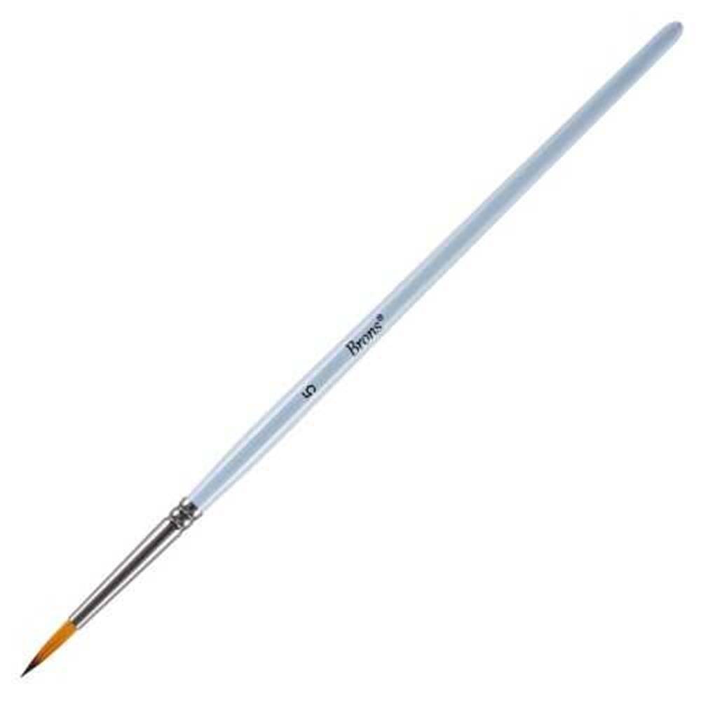 Brons Watercolor Brush 123 Series Short Handle No: 5