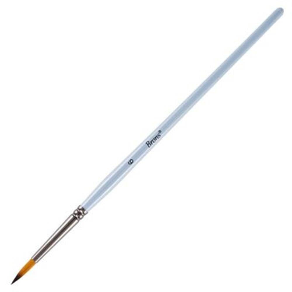 Brons Watercolor Brush 123 Series Short Handle No: 6