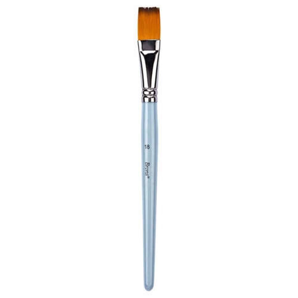 Brons Oil Paint Brush 200F Series Short Handle No: 18